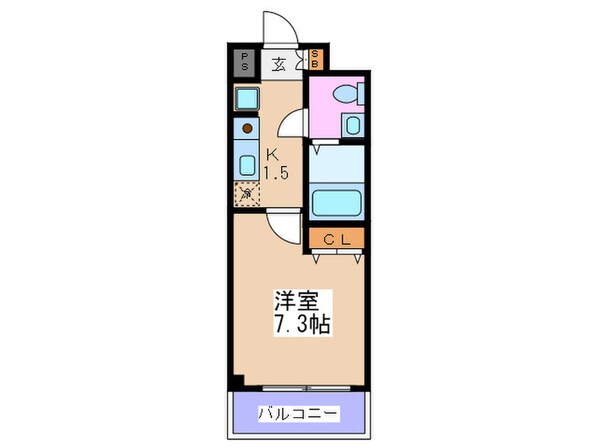 セイワパレス堂島シティの物件間取画像